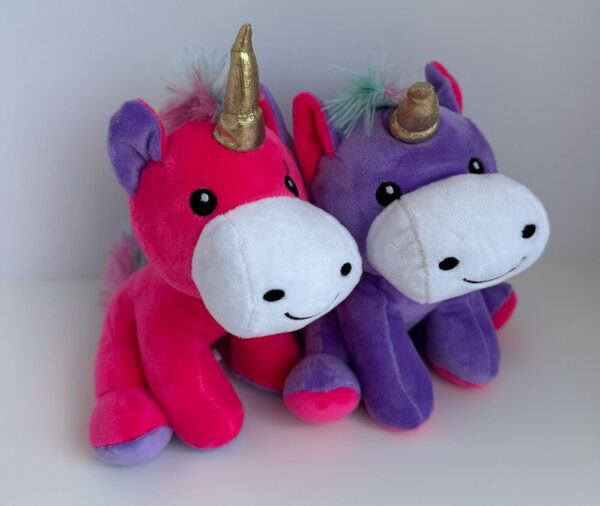 Pink or Lavender Unicorn Plush