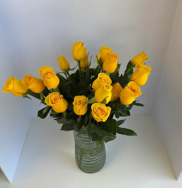 Vibrant Yellow Roses